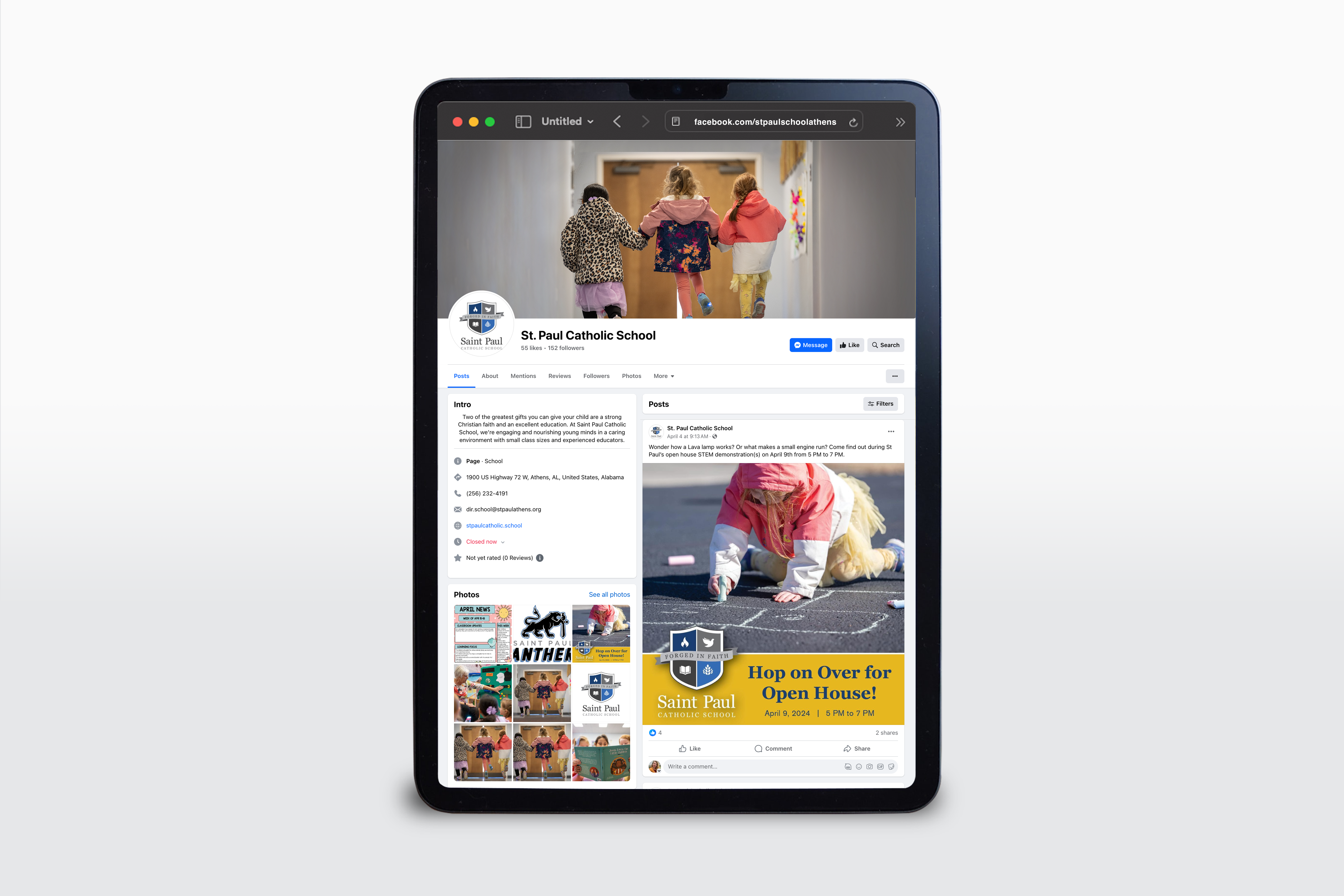 Saint Paul Catholic School Website